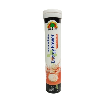 ЕНЕРДЖИ ПАУЪР ефервесцентни таблетки 20 броя / SUNLIFE ENERGY POWER effervescent tablets