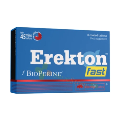 ЕРЕКТОН ФАСТ таблетки 8 броя / OLIMP LABS ERECTON FAST