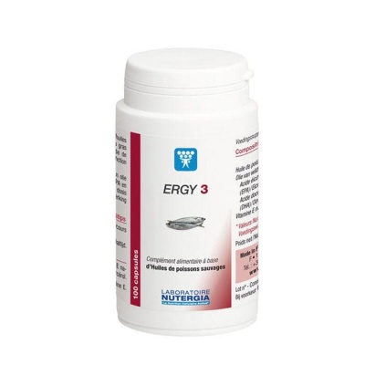 ЕРЖИ 3 капсули 50 броя / NUTERGIA ERGY 3