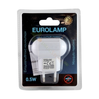 УРЕД ПРОТИВ КОМАРИ 0.5W/AC220-240V / EUROLAMP ANTI MOSQUITO DEVICE 0.5W/AC220-240V