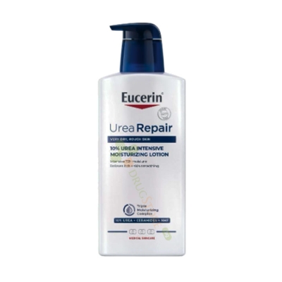 ЕУЦЕРИН - 10 % УРЕА ИНТЕНЗИВЕН ЛОСИОН ЗА ТЯЛО ЗА СУХА КОЖА 400 мл / EUCERIN - 10 % UREA COMPLETE REPAIR INTENSIVE LOTION FOR DRY SKIN 