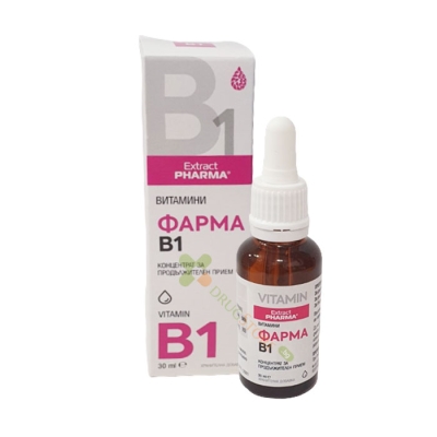 ФАРМА ВИТАМИН B1 30 мл / EXTRACTPHARMA PHARMA VITAMIN B1