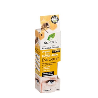 ОКОЛООЧЕН АНТ-ЕЙДЖ СЕРУМ С ПЧЕЛНО МЛЕЧИЦЕ 15 мл. / DR.ORGANIC ROYAL JELLY EYE SERUM
