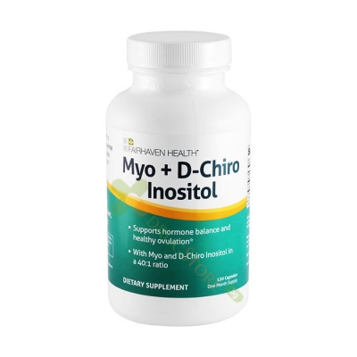 МИО + Д-ХИРО ИНОЗИТОЛ ЗА ЖЕНИ капсули 120 броя / FAIRHAVEN HEALTH MYO + D-CHIRO INOSITOL FOR WOMEN