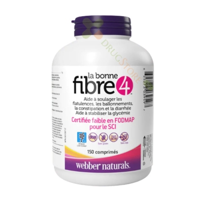 ФИБРИ (ОТ ГУМА ГУАР) таблетки 150 броя / WEBBER NATURALS FIBRES 4