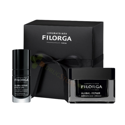 ФИЛОРГА КОМПЛЕКТ ГЛОБАЛ РИПЕЪР АДВАНС ПОДМЛАДЯВАЩ КРЕМ 50 мл + ВЪЗСТАНОВЯВАЩ ОКОЛООЧЕН КРЕМ 15 мл / FILORGA GLOBAL REPAIR ADVANCED SET