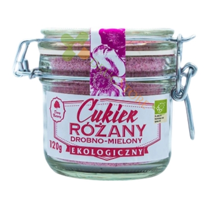 ФИНО СМЛЯНА ТРЪСТИКОВА ЗАХАР С РОЗОВИ ЛИСТА 120 г / DARY NATURY FINELY GROUND CANE SUGAR WITH ROSE LEAVES 
