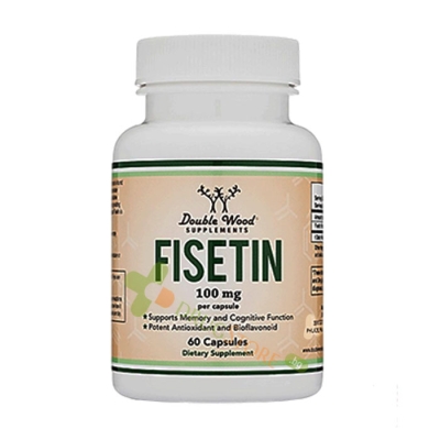 ФИЗЕТИН капсули 100 мг 60 броя / DOUBLE WOOD FISETIN 