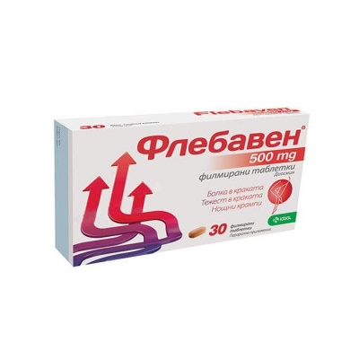 ФЛЕБАВЕН таблетки 500 мг. 30 броя / FLEBAVEN tablets 500 mg. 30