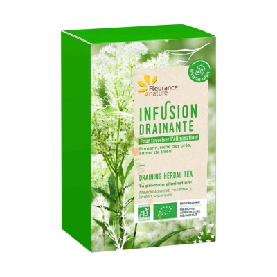 ДИУРЕТИЧЕН БИО ЧАЙ филтър 20 броя / FLEURANCE NATURE INFUSION DRAINANTE ВIO tea bags