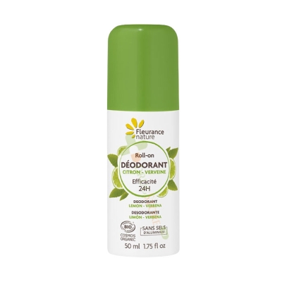 РОЛ-ОН ДЕЗОДОРАНТ С ЛИМОН И ВЪРБИНКА 50 мл / FLEURANCE NATURE ROLL-ON LEMON AND VERVEINE 