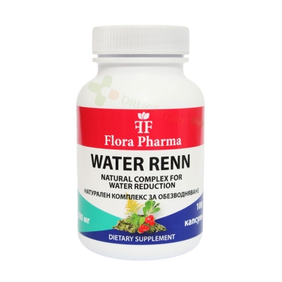 ФЛОРА ФАРМА УОТЪР РЕНН капсули 100 броя / FLORA PHARMA WATER RENN