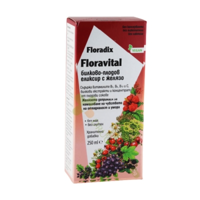 ФЛОРАДИКС ФЛОРАВИТАЛ сироп 250 мл / SALUS-HAUS FLORADIX FLORAVITAL