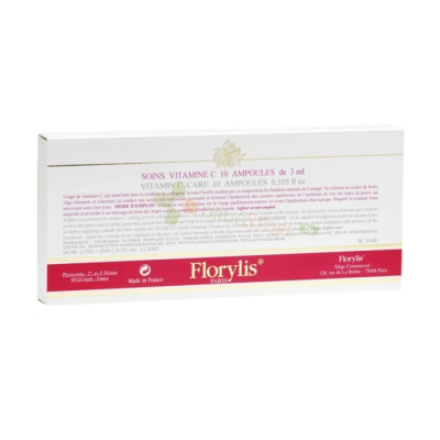 ФЛОРИЛИС АМПУЛИ С ВИТАМИН C 3 мл 10 броя / FLORYLIS VITAMIN C CARE AMPOULES 3 ml