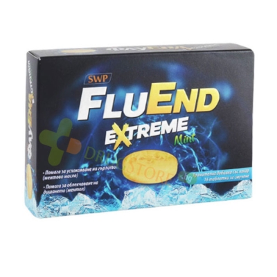 ФЛУЕНД ЕКСТРИЙМ МЕНТА таблетки 16 броя / SUN WAVE PHARMA FLUEND EXTREME MINT