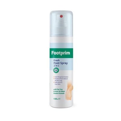 ОСВЕЖАВАЩ ДЕО СПРЕЙ ЗА КРАКА 2 в 1 150 мл. / FOOTPRIM FRESH FOOT SPRAY 2 IN 1