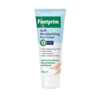 ХИДРАТИРАЩ КРЕМ ЗА КРАКА ФУТПРИМ 75 мл. / FOOTPRIM SOFT MOISTURIZING FOOT CREAM WITH TEA TREE EXTRACT