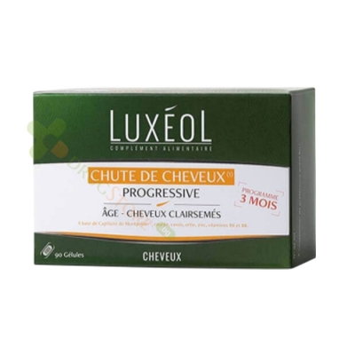 ФОРМУЛА ПРИ КОСОПАД капсули 90 броя / LUXEOL PROGRESSIVE HAIR LOSS FORMULA