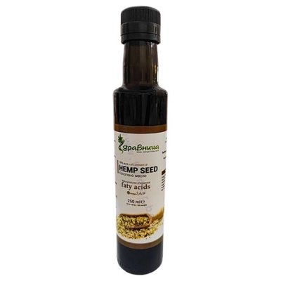 ЗДРАВНИЦА КОНОПЕНО МАСЛО 250 мл / HEMP OIL ZDRAVNITSA