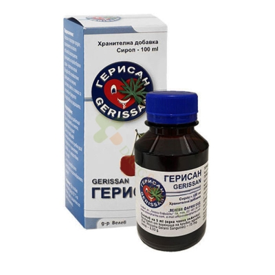 ГЕРИСАН СИРОП ЗА ДЕЦА С АРОМАТ НА ЧЕРЕША 100 мл / VELEVI PHARMA GERISAN WITH CHERRY FLAVOUR syrup