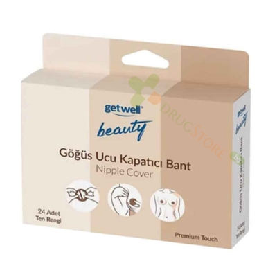 ГЕТУЕЛ ЛЕПЕНКИ ЗА ЗЪРНА 24 броя / GETWELL NIPPLE COVER 
