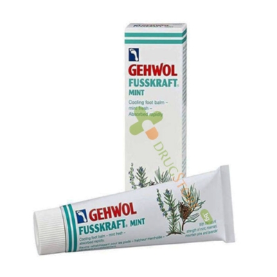 ГЕВОЛ FUSSKRAFT ОХЛАЖДАЩ БАЛСАМ МЕНТА 125 мл / GEHWOL FUSSKRAFT MINT COOLING FOOT BALM 