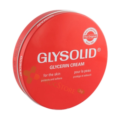 ГЛИЗОЛИД ГЛИЦЕРИНОВ КРЕМ ЗА РЪЦЕ И ТЯЛО 125 мл /  BURNUSCARE GLYSOLID GLYCERIN CREAM 