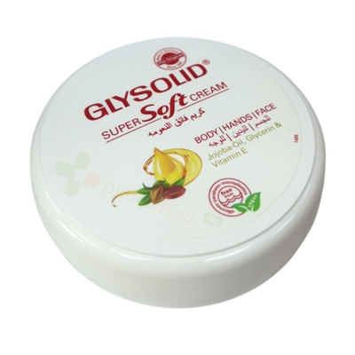 ГЛИЗОЛИД СУПЕР СОФТ КРЕМ ЗА РЪЦЕ, ЛИЦЕ И ТЯЛО 100 мл / BURNUSCARE GLYSOLID SUPER SOFT CREAM FOR HAND, FACE AND BODY 