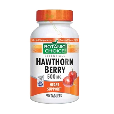 ГЛОГ таблетки 500 мг 90 броя / BOTANIC CHOICE HOWTHORN BERRY