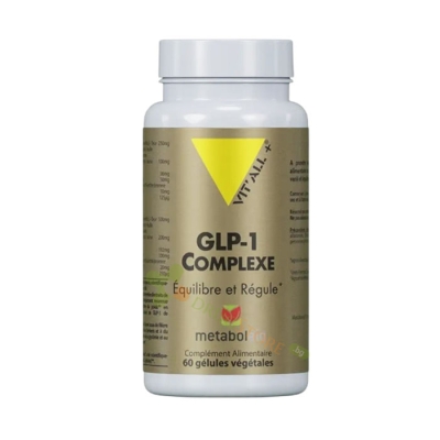 GLP-1 КОМПЛЕКС + БЕРБЕРИН И ХРОМ капсули 60 броя / VIT`ALL+ GLP-1 COMPLEXE 