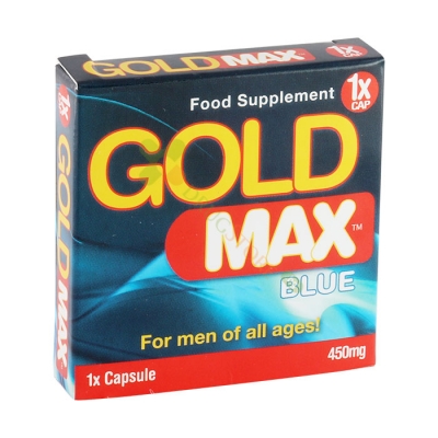 ГОЛД МАКС БЛУ капсула 1 брой / EROTIC BOUTIQUE GOLD MAX BLUE