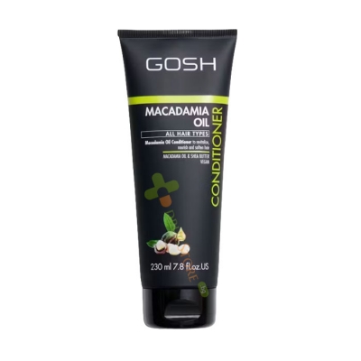 ГОШ БАЛСАМ ЗА ВСЕКИ ТИП КОСА МАКАДАМИЯ 230 мл / GOSH CONDITIONER MACADAMIA OIL ALL HAIR TYPES