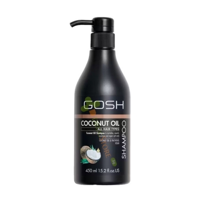 ГОШ ШАМПОАН ЗА ВСЕКИ ТИП КОСА КОКОС 450 мл / GOSH COCONUT OIL ALL HAIR TYPES SHAMPOO