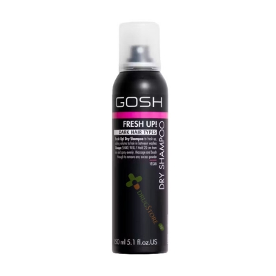 ГОШ СУХ ШАМПОАН ЗА ТЪМНА КОСА 150 мл / GOSH DRY SHAMPOO FRESH UP DARK HAIR TYPES