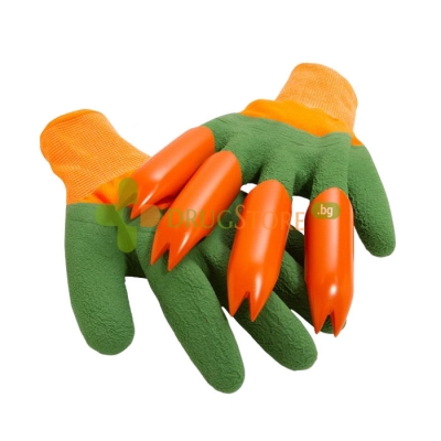 ГРАДИНСКИ РЪКАВИЦИ С ВГРАДЕНИ НОКТИ - ГРЕБЛА / TELESTAR YARD HANDS - GARDEN GLOVES WITH BUILT-IN CLAWS - RAKES