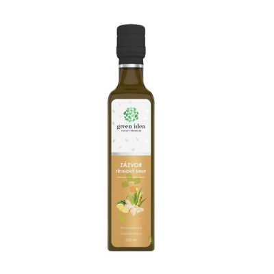 ТРЪСТИКОВ СИРОП С ДЖИНДЖИФИЛ 250 мл / GREEN IDEA CANE SYRUP WITH GINGER