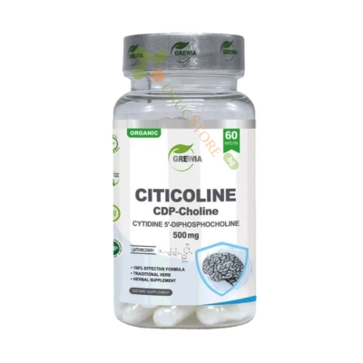 ГРЕВИЯ СТАНДАРТИЗИРАН CDP-ХОЛИН / ЦИТИКОЛИН капсули 60 броя / GREWIA CITICOLINE / CDP-CHOLINE