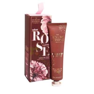 ГРЕЙС КОЛ КРЕМ ЗА РЪЦЕ И НОКТИ КАДИФЕНА РОЗА И БОЖУР 100 мл / GRACE COLE VELVET ROSE & PEONY HAND & NAIL CREAM 