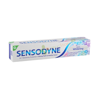 ПАСТА ЗА ЗЪБИ СЕНСОДИН ЕКСТРА УАЙТЪНИНГ 75 мл / HALEON SENSODYNE EXTRA WHITENING TOOTHPASTE