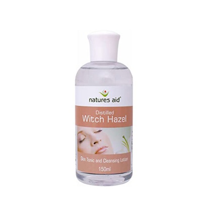 ФЛОРАЛНА ВОДА ОТ  ХАМАМЕЛИС 150 мл. / NATURES AID DISTILLED WITCH HAZEL - SKIN TONIC AND CLEANSING LOTION