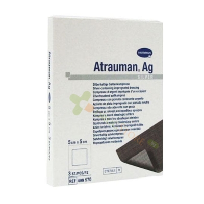 ХАРТМАН АТРАУМАН СРЕБРО ПРЕВРЪЗКА 5 см/5 см 3 броя / HARTMANN ATRAUMAN SILVER 5/5