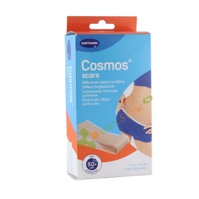 ХАРТМАН КОСМОС СИЛИКОНОВ ПЛАСТИР ЗА БЕЛЕЗИ 7.2/5 см 5 броя / HARTMANN COSMOS SCARS 7.2/5 cm