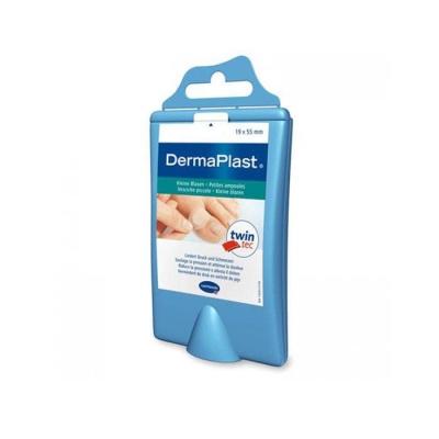 ПЛАСТИРИ ДЕРМАПЛАСТ ХИДРО ПРИ МЕХУРИ И ПРИШКИ 19 мм. х 55 мм. 8 броя / HARTMANN DERMAPLAST HYDRO PLASTERS