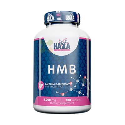 ХАЯ ЛАБС МЕТАБОЛИТ НА L-ЛЕВЦИН (HMB) таблетки 1000 мг 100 броя / HAYA LABS HMB