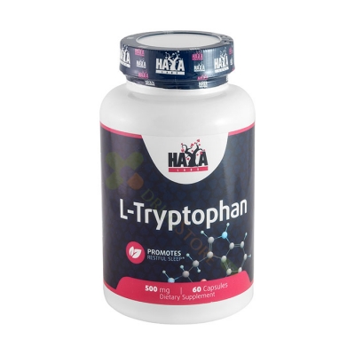 ХАЯ ЛАБС L - ТРИПТОФАН капсули 500 мг 60 броя / HAYA LABS L - TRYPTOPHAN