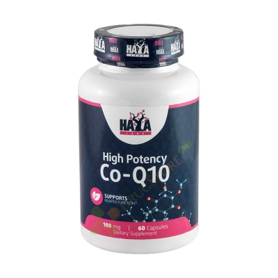 ХАЯ ЛАБС КОЕНЗИМ Q10 капсули 100 мг 60 броя / HAYA LABS HIGH POTENCY CO - Q10