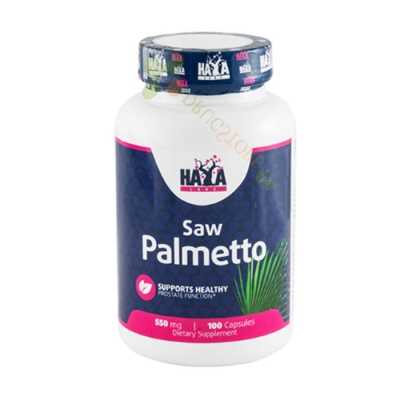 ХАЯ ЛАБС САО ПАЛМЕТО капсули 550 мг. 100 броя / HAYA LABS SAW PALMETTO