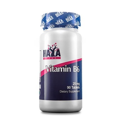 ХАЯ ЛАБС ВИТАМИН Б6 таблетки 25 мг. 90 броя / HAYA LABS VITAMIN B6