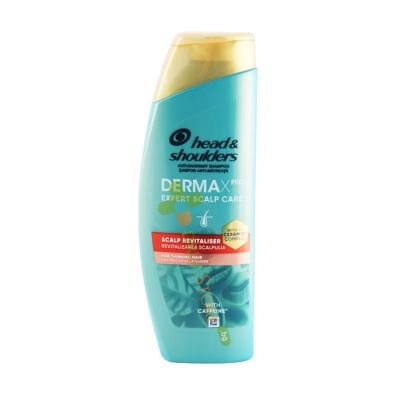 ХЕД & ШОУДЪРС ДЕРМА ЕКС ПРО ЗА СУХ СКАЛП И ИЗТЪНЕНА КОСА 300 мл / HEAD & SHOULDERS DERMA X PRO FOR THINNING HAIR
