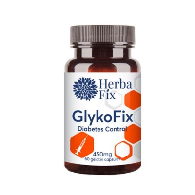 ХЕРБА ФИКС ГЛИКОФИКС капсули 450 мг. 60 броя / HERBA FIX GLYKOFIX DIABETES CONTROL